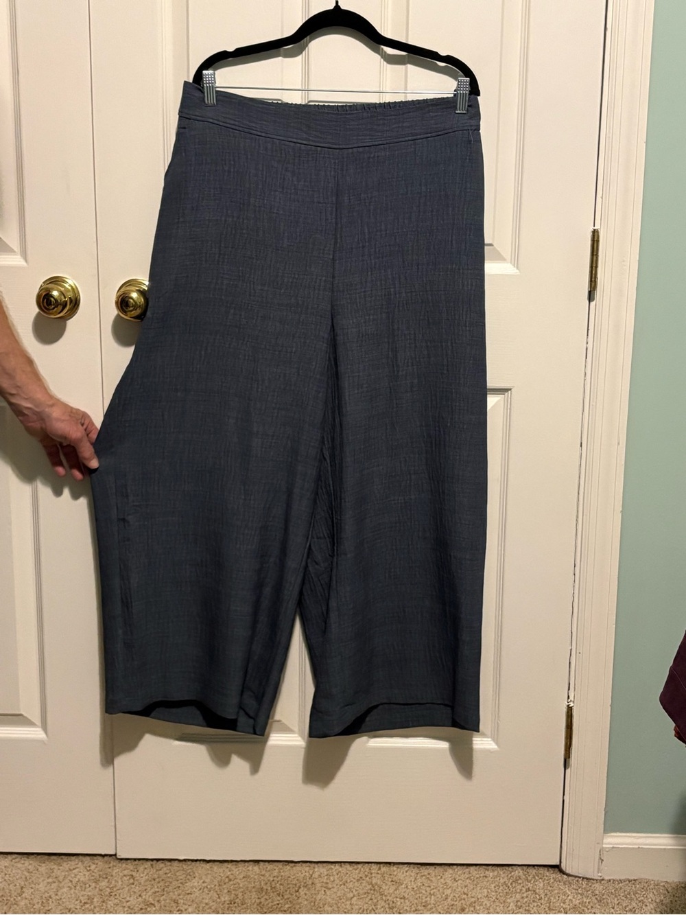 Kids Green Bottoms - Comfortable Elastic 
Waist Pants